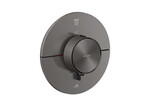 Bateria termostatyczna ShowerSelect ID, okrągła, podtynkowa, czarny chrom szczotkowany