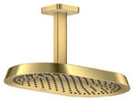 Głowica prysznicowa ShowerSphere 370/220 1 strumieniowa z przyłączem sufitowym, złoty polerowany