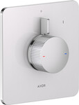 Bateria prysznicowa Citterio C z mieszaczem, podtynkowa, szlif kwadratowy, Chrom