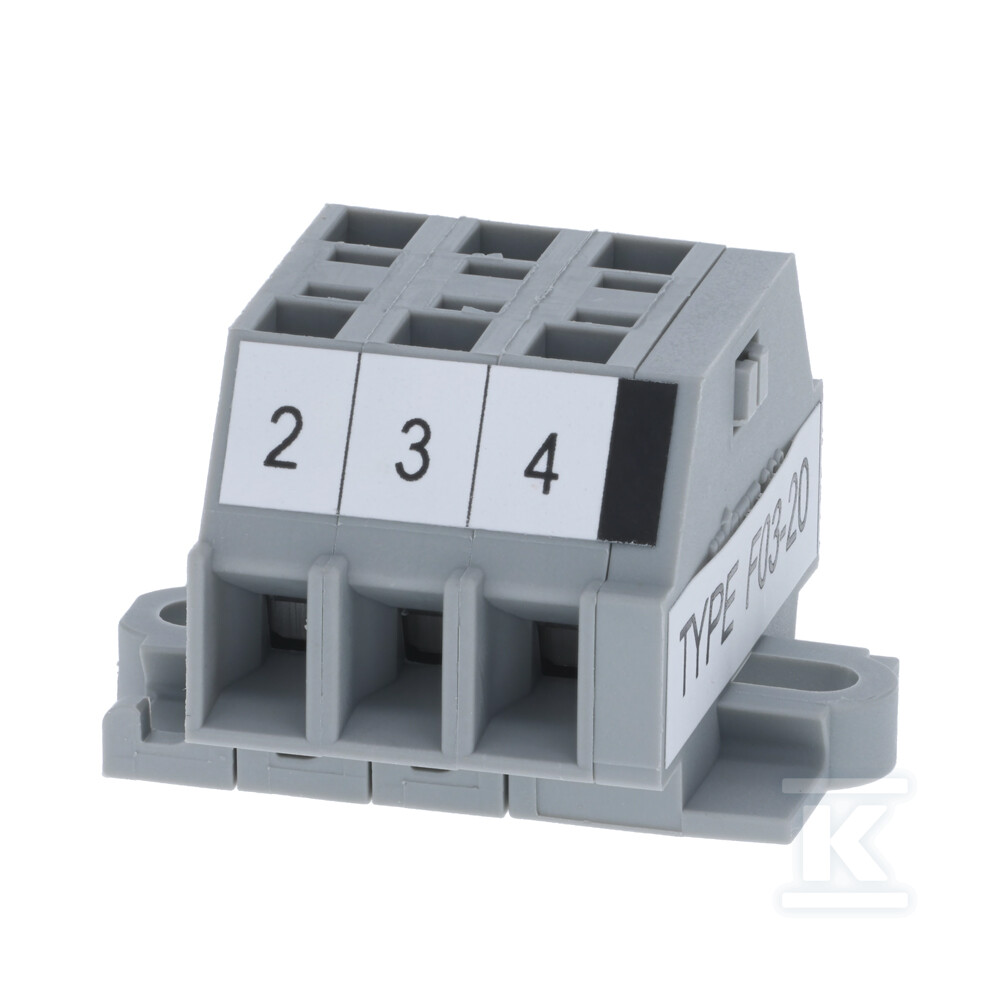 Klamra terminalowa,czujnik przecieku - F03-20