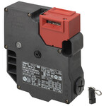 Wyłącznik bezpieczeństwa drzwi ochronnych D4JL,model Front Release,specjalny klucz zwalniający,wskaźnik zielony,blokada mechaniczna/zwalnianie cewką,3NC+3NC,G1/2