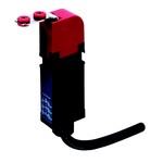 Przełącznik drzwi bezpieczeństwa D4GS-N,IP67,1NC/1NO (slow-action),pionowa wkładka klucza,kabel 1m