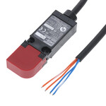 Przełącznik drzwi bezpieczeństwa D4GS-N,IP67,2NC (wolnozamykający),poziome wkładanie klucza,kabel 1m