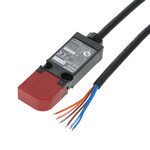 Przełącznik drzwi bezpieczeństwa IP67,2NC/1NO (wolnozamykający),poziome wkładanie klucza,kabel 3 m
