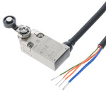 Wyłącznik krańcowy bezpieczeństwa,2NC/2NO,dźwignia rolkowa,kabel 1 m,wyprowadzenie poziome