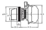 Przełącznik krańcowy z regulowaną dźwignią rolkową,metalowa dźwignia,rolka żywiczna,2x1NC/1NO (slow-action),Pg13.5,reset ręczny