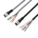 Kabel do kurtyny bezpieczeństwa F3SJ-A/B,nadajnik + odbiornik,M12 8-pin,żeński,3 m