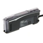 Czujnik fotoelektryczny laserowy,wzmacniacz,PNP,podwójne wyjście,wejście zewnętrzne,kabel 2m