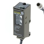 Czujnik fotoelektryczny dyfuzyjny,zasięg 2 m,DC,3-przewodowy,NPN/PNP,montaż pionowy,kabel 0,3 m z złączem M12