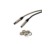 Czujnik fotoelektryczny,obudowa ze stali nierdzewnej M6,widok z boku,promień przenikający 500 mm,ciemność-ON,NPN,kabel 2 m,E3T-CT22S 2M
