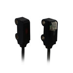 Czujnik fotoelektryczny,widok z boku,promień przenikający 0,3?m,ciemne-ON,PNP,kabel 2?m,wymaga śruby M3 i klamerki,E3T-ST24M 2M