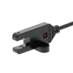 Fotokomórka typu slim,szczelina 5 mm,kształt litery T,wyjście PNP,wskaźnik światła padającego,kabel 2 m