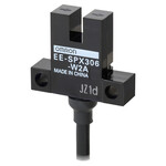 Fotokomórka typu slot,3,6 mm,kształt standardowy,wyjście NPN,D-ON,kabel 2 m