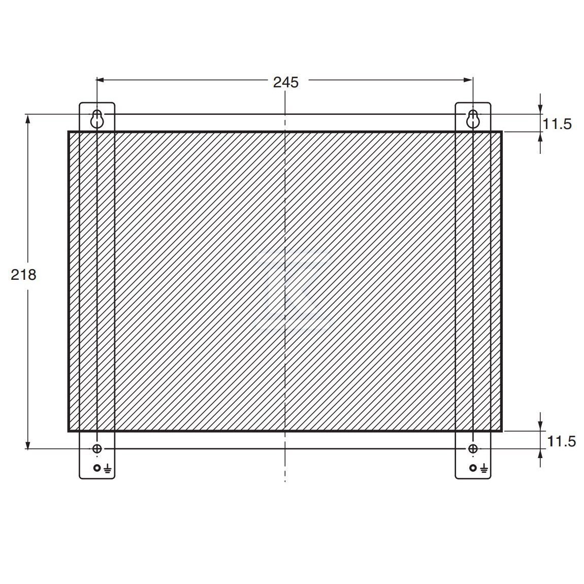 Uchwyt ścienny do komputera Box PC - NY000-AB01