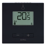 Regulator temperatury prosty, bateryjny, radiowy typ: LBW-21 czarny