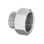Redukcja nakrętno-wkrętna chromowana, GW/GZ 3/4" GW 1/2" GZ