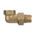 Śrubunek kątowy na stożek 3/4" GW 3/4" GZ