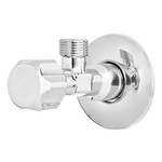 Zawór grzybkowy kątowy czerpalny do baterii, dolnopułka lub pralki 1/2" GZ 3/4" GZ