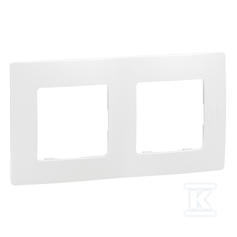 Cadre double blanc Niloe - 665002