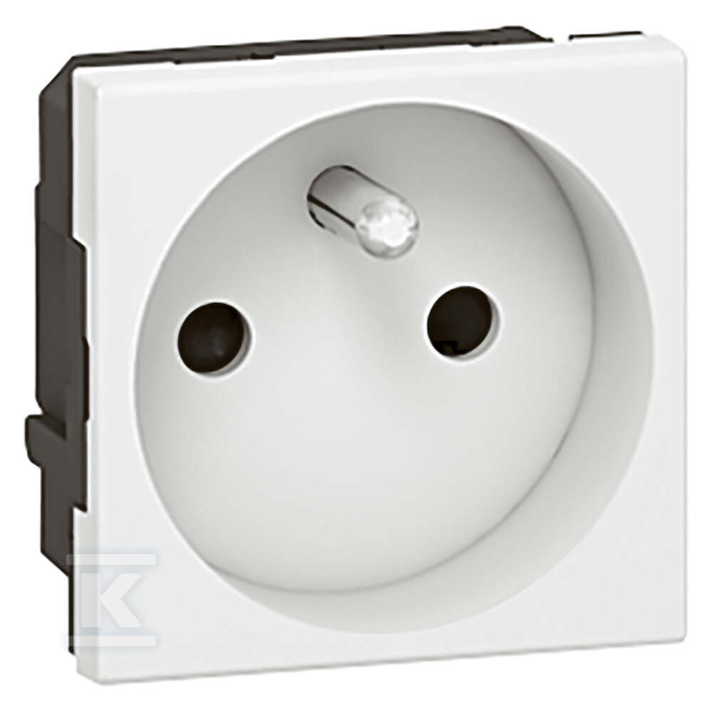 2P+E socket 45° screw connection 2M M45 - 077113