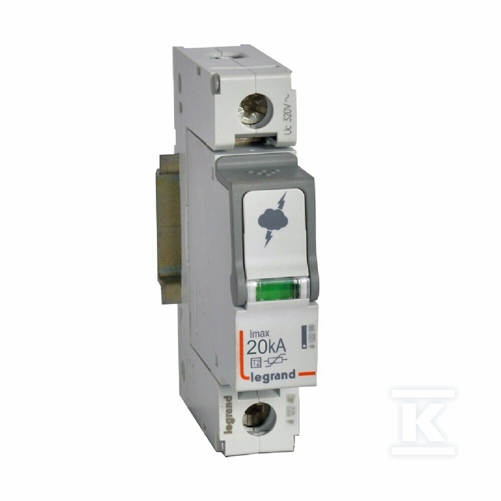 Limitator de supratensiune T2 20 KA 1P - 412220