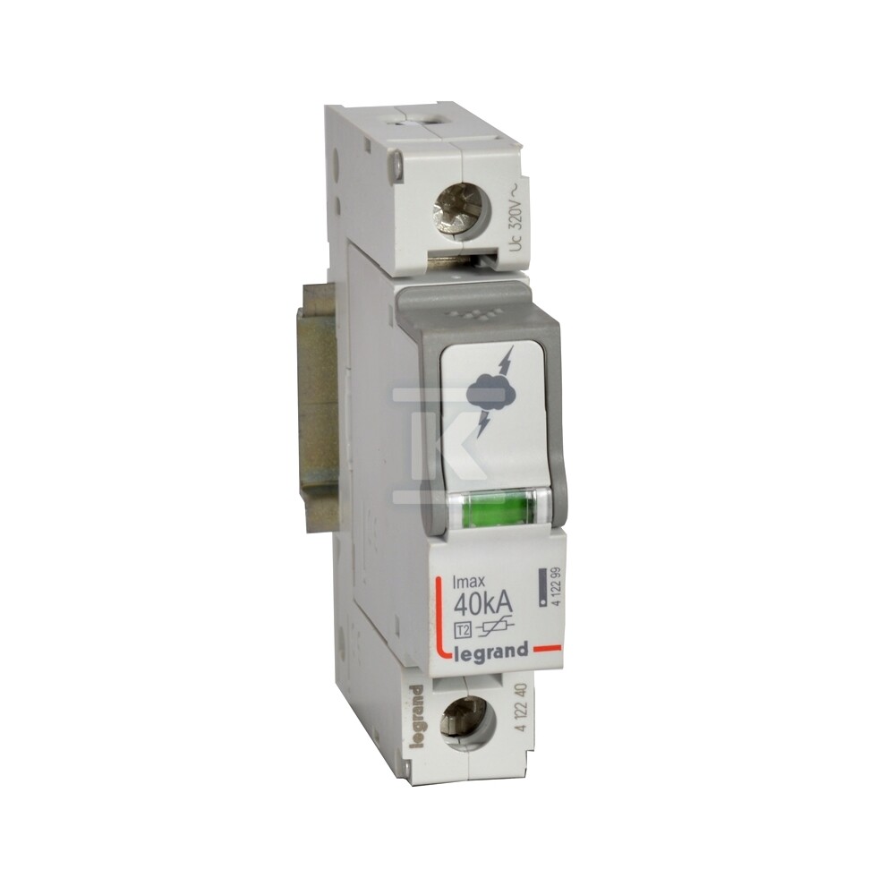 Surge protector T2 40 KA 1P - 412240