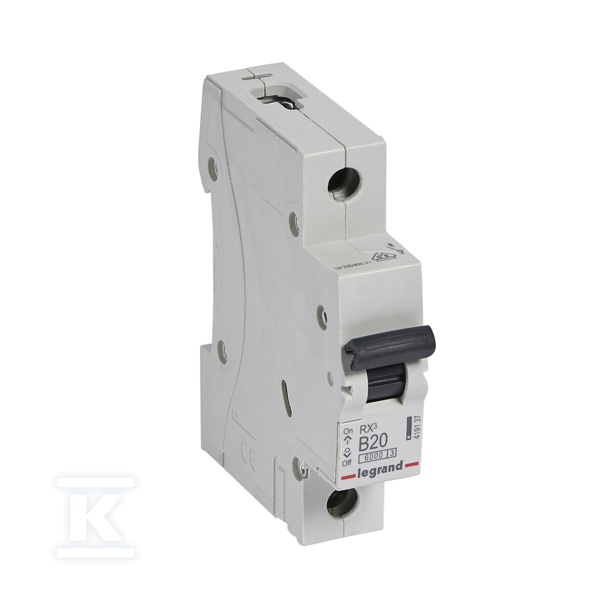 Jistič RX3 1P B 20A 6000A - 419137