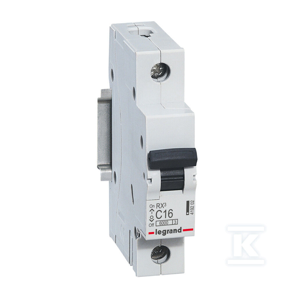 Prekidač struje RX3 1P C 16A 6000A - 419202
