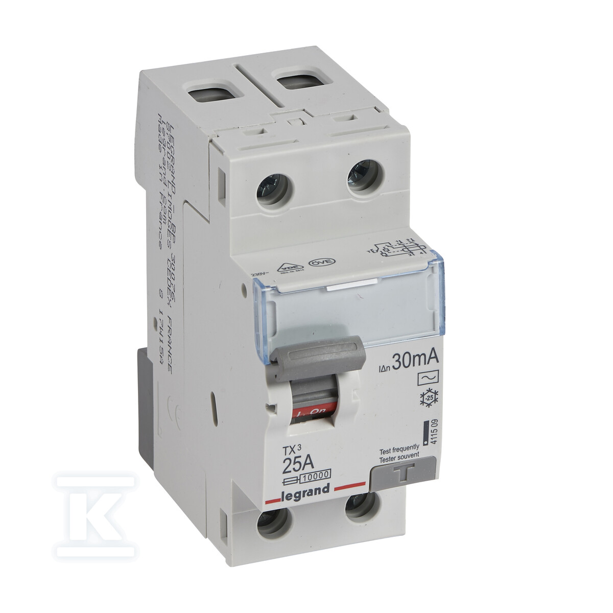 Întrerupător diferențial P302 2P 25A - 411509