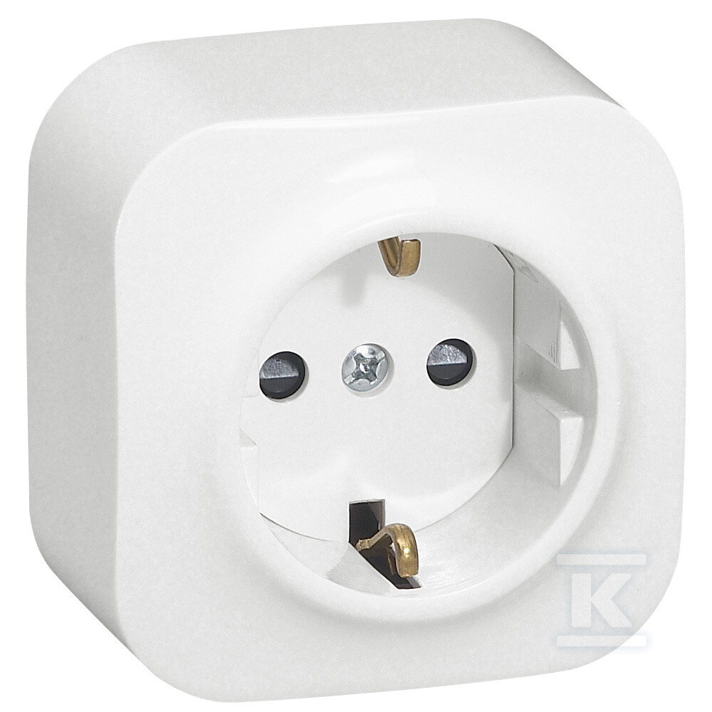 Розетка 2P+ з Schuko Forix біла - 782420