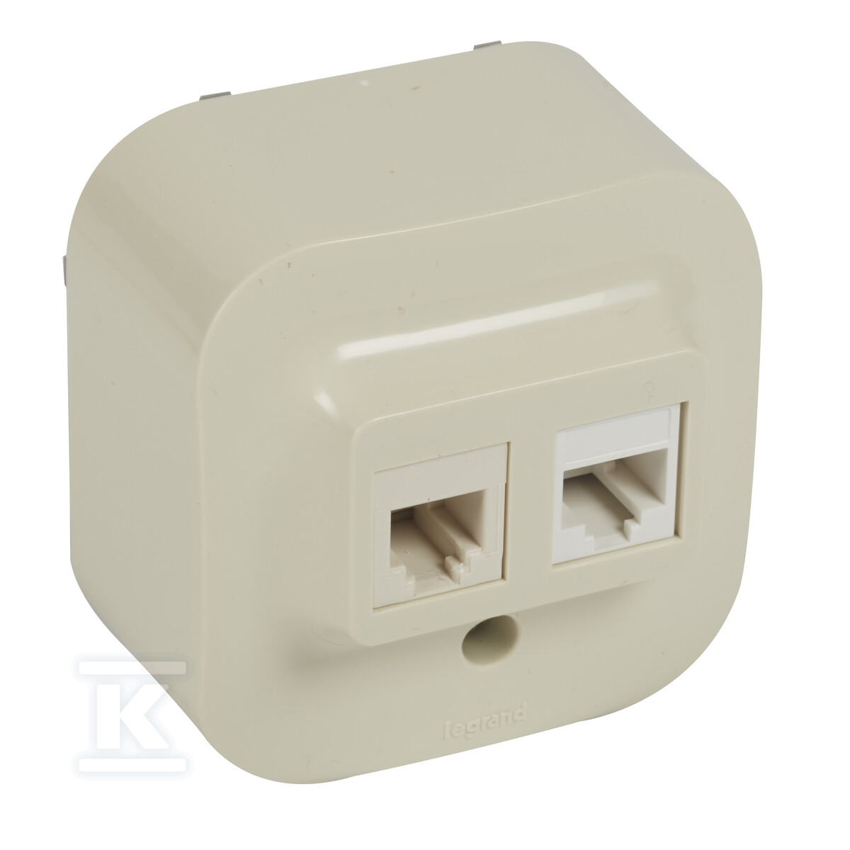 Priză forix crem 1xRJ11+1xRJ45 - 782451