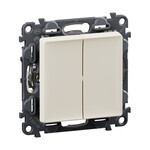Double stair switch cream 10 AX - 250 V~ VALENA LIFE