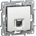 Роз'єм 1xRJ45 КАТ. 6 UTP білий NILOE