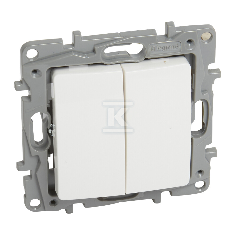 Interruptor unipolar 10 AX branco NILOE - 764505