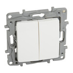 Interruptor unipolar 10 AX branco NILOE