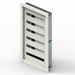 Flush-mounted distribution box XL3 S 160 6x24 modules (144 modular) - without door