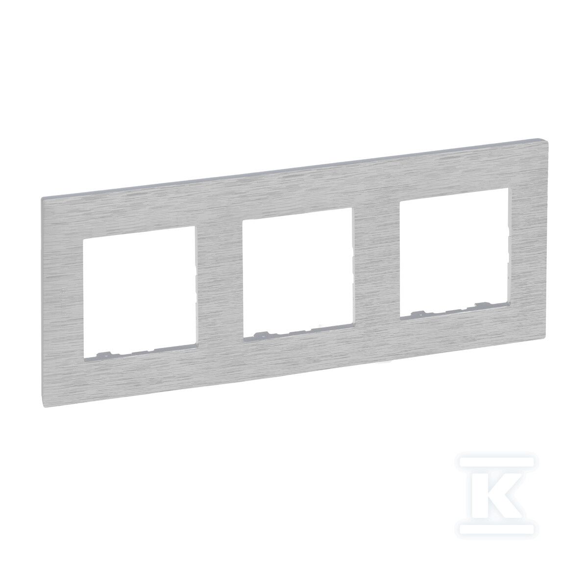 Ramka potrójna 3x - kolor aluminium - 863893