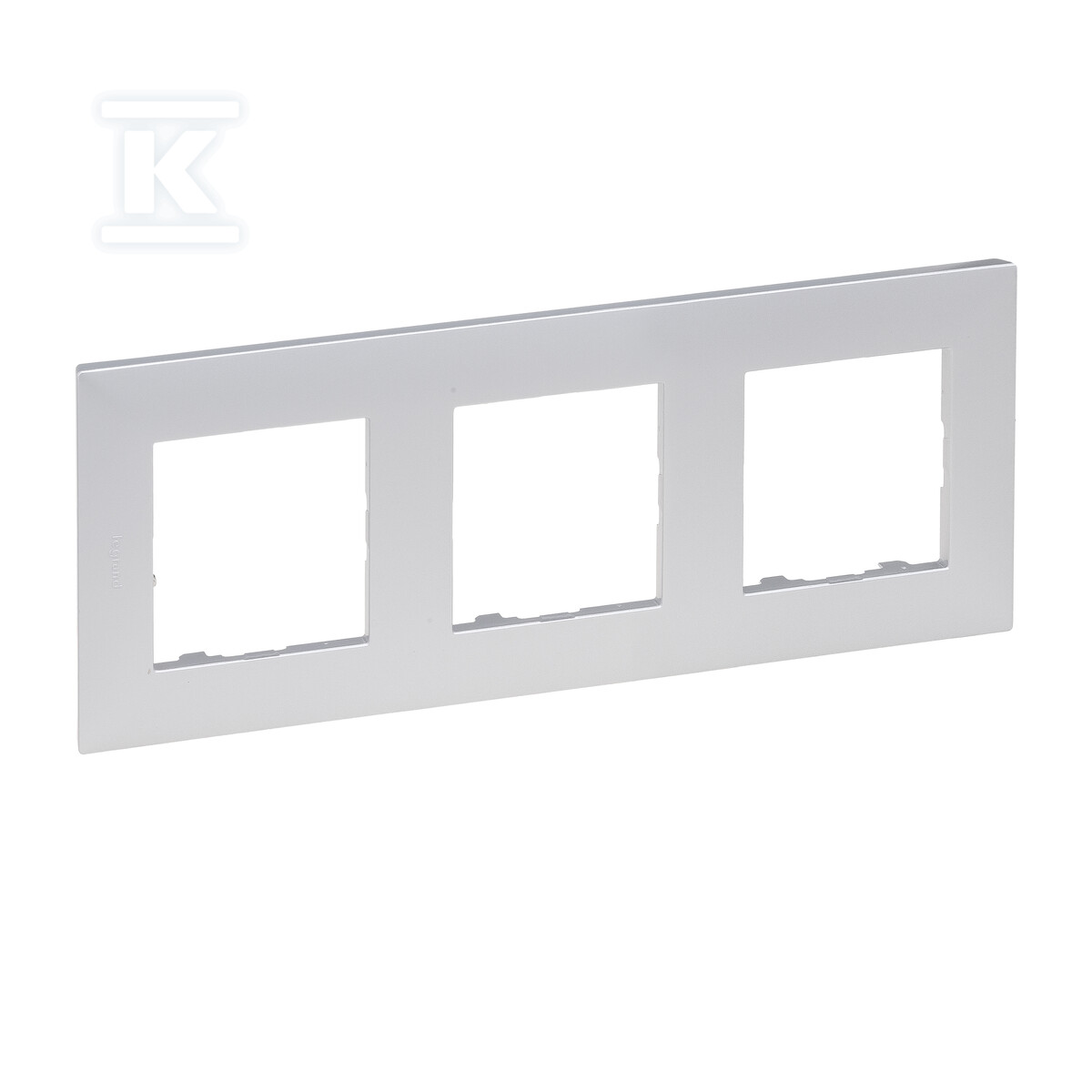 Moldura tripla 3x - cor alumínio, NILOE - 863393