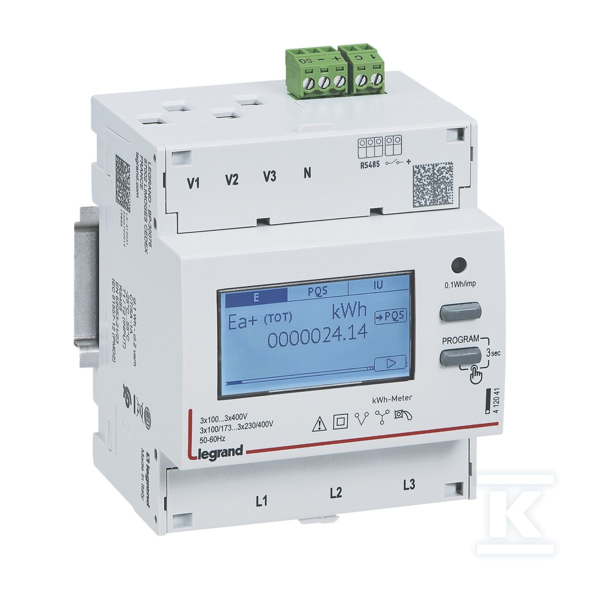 Medidor de energia com medição por - 412043