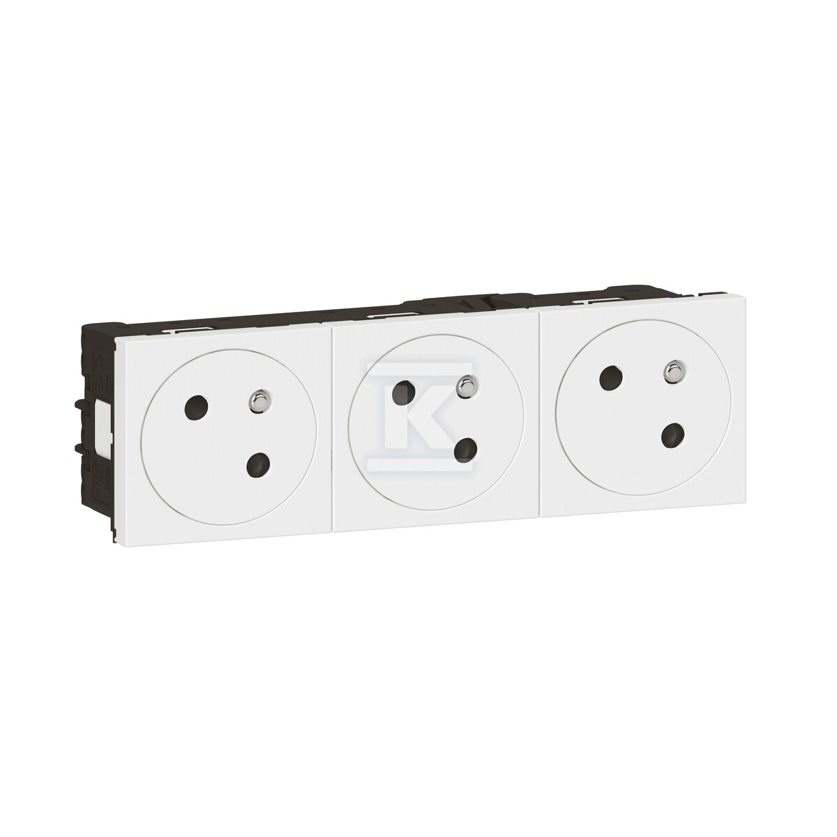 DLP-Steckdose 3x2P+Z 6 Module weiß 16A - 278165L