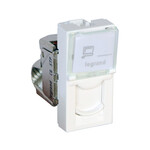 Gniazdo 1 x RJ 45 kat. 6 STP - 1 modułowe - biały antybakteryjne