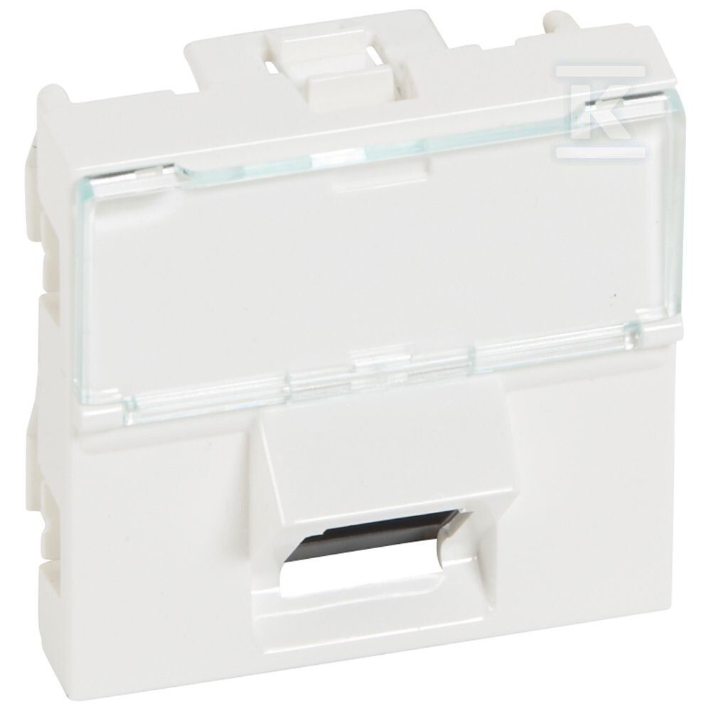 Gniazdo M45 1 moduł 1 x RJ45 kat. 6 A - 076501