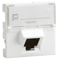 Gniazdo M45 1 moduł 1 x RJ45 kat. 6 A - 076505