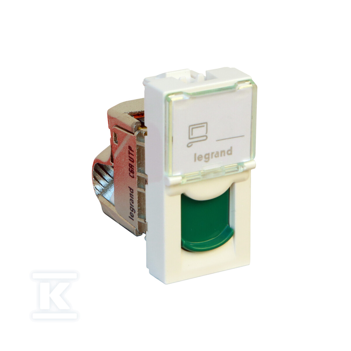Gniazdo M45 1 moduł 1 x RJ45 kat. 6 A - 076526