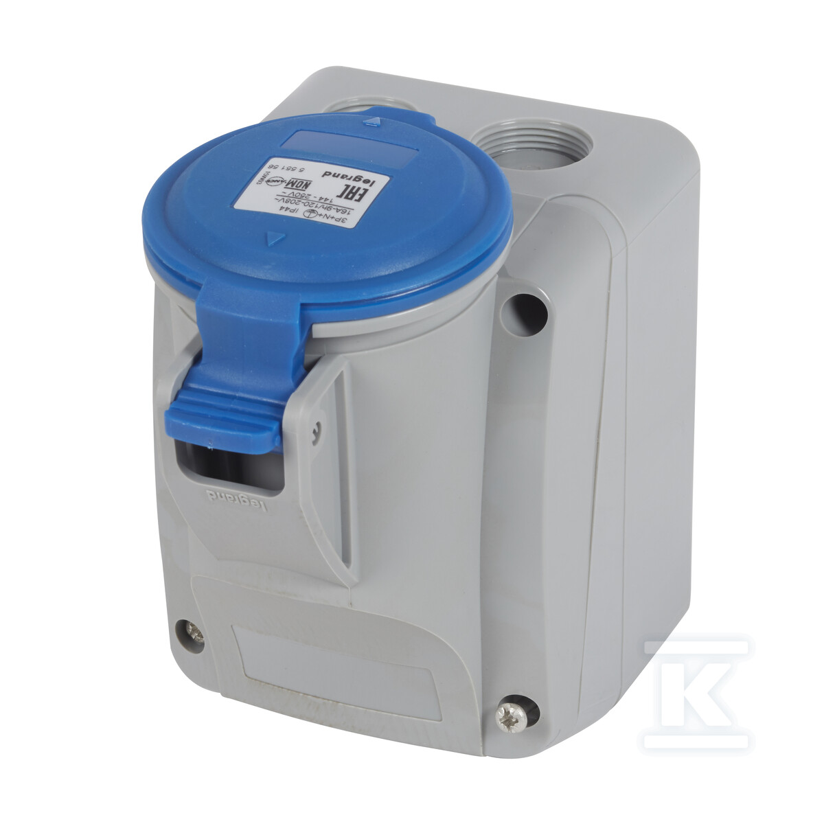Gniazdo stałe 16 A 3P+N+Z 230 V IP44 - 555156