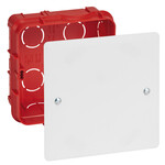 Puszka rozgałęźna do sciany murowanej 85x85x40 mm