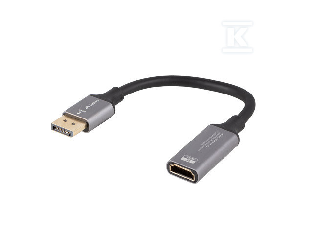 Адаптер DISPLAYPORT(m)-HDMI(f) 4K на - AD-DP-HD-02