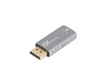 Adaptador DISPLAYPORT(m)-HDMI(f) 8K prateado