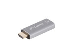 Adaptador HDMI(m)-DISPLAYPORT(f) 4K prateado