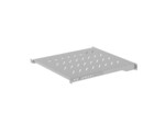 Prateleira para armários 19" 800 mm cinza (1U/483x500mm carga útil até 25 kg, montagem em 4 pontos)